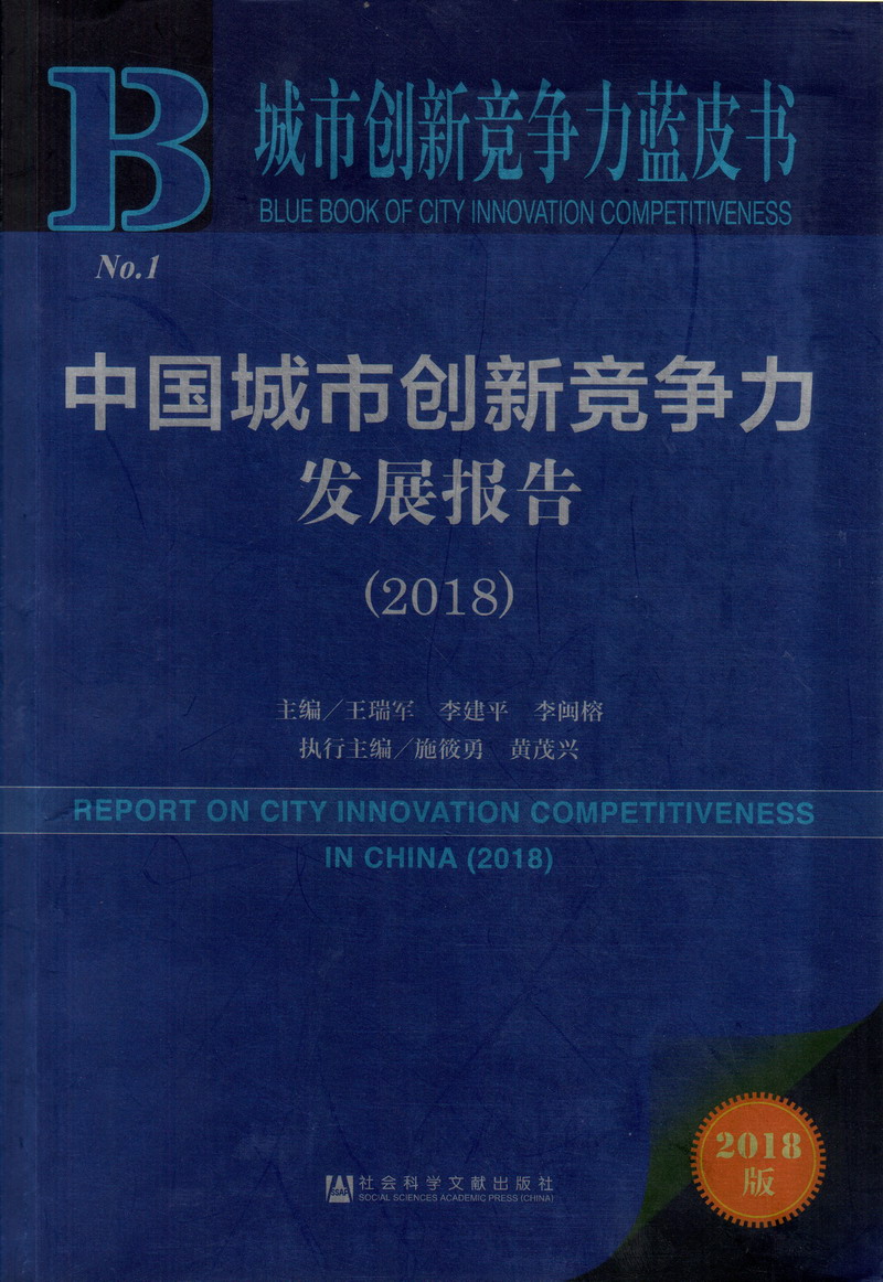 www.小嫩逼中国城市创新竞争力发展报告（2018）